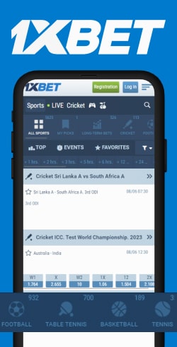 paris sportifs 1xbet